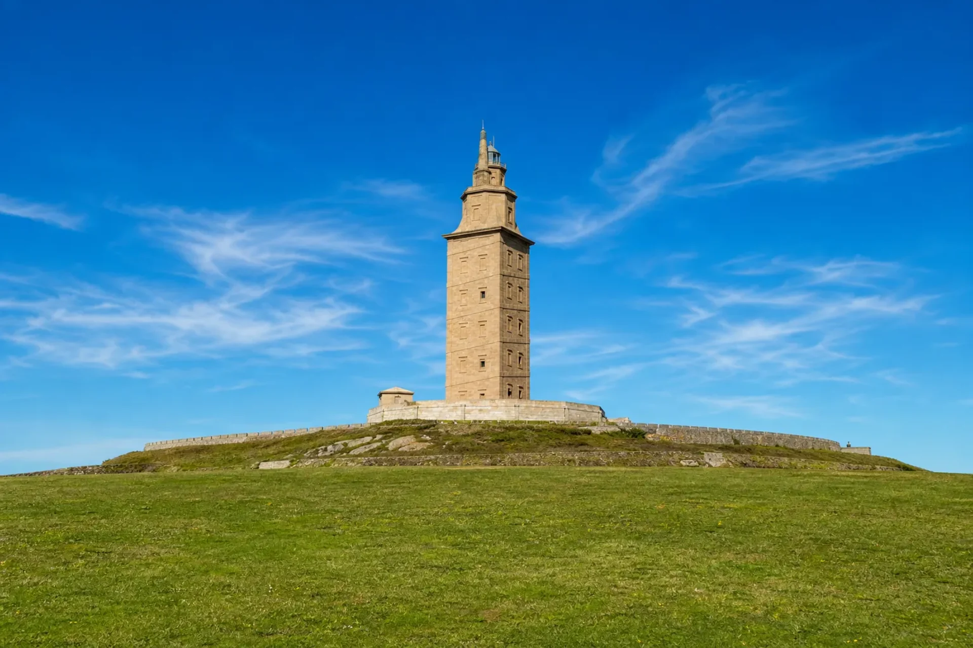 Canary Islands-The historic Tower of Hercules lighthouse in Spain, a key stop on the Winter Canaries Cruise.